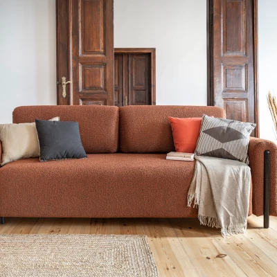 Sofa mit Stauraum FIORELLA 2 - Ziegelstein