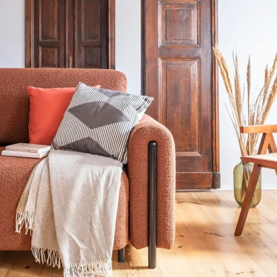 Sofa mit Stauraum FIORELLA 2 - Ziegelstein
