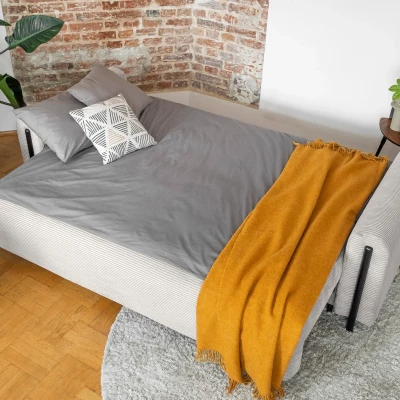 Sofa mit Stauraum FIORELLA 2 – hellbeige