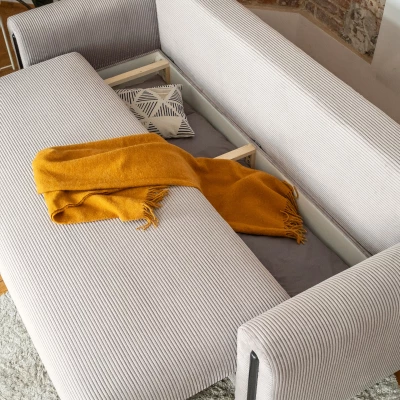 Sofa mit Stauraum FIORELLA 2 – hellbeige