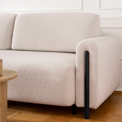 Sofa mit Stauraum FIORELLA 2 – Creme