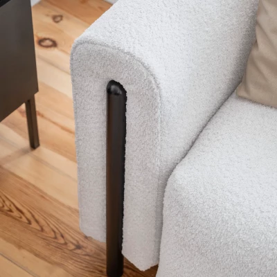 Sofa mit Stauraum FIORELLA 2 - hellgrau