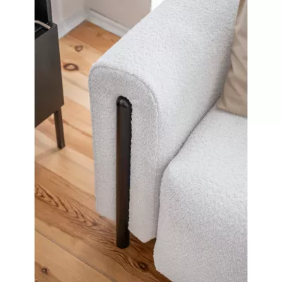 Sofa mit Stauraum FIORELLA 2 - hellgrau