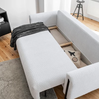 Sofa mit Stauraum FIORELLA 2 - hellgrau