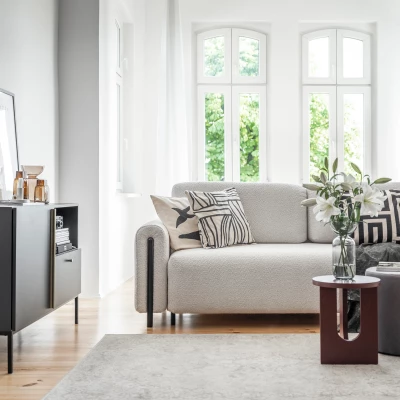 Sofa mit Stauraum FIORELLA 2 - weiß 2