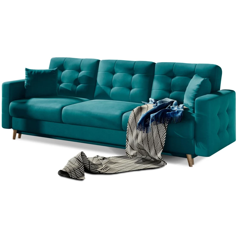 SASHA Dreisitzer-Sofa - Benzin