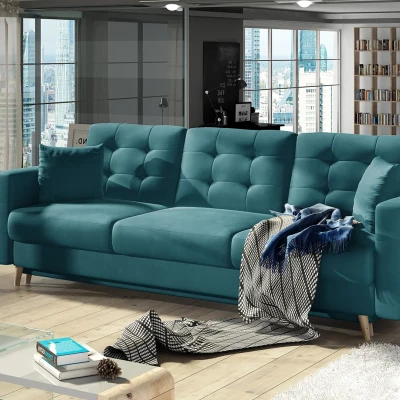 SASHA Dreisitzer-Sofa - Benzin
