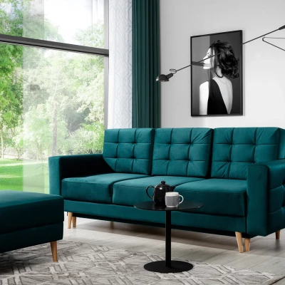 Dreisitzer-Sofa SASHA – Dunkelgrün