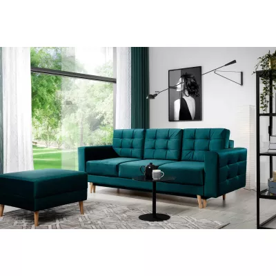Dreisitzer-Sofa SASHA – Dunkelgrün