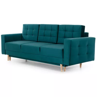 Dreisitzer-Sofa SASHA – Dunkelgrün
