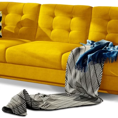 Dreisitzer-Sofa SASHA - gelb