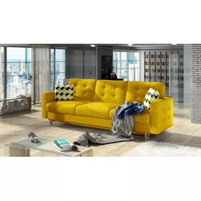 Dreisitzer-Sofa SASHA - gelb