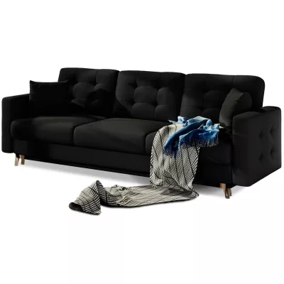 Dreisitzer-Sofa SASHA - schwarz