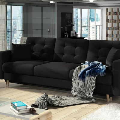 Dreisitzer-Sofa SASHA - schwarz