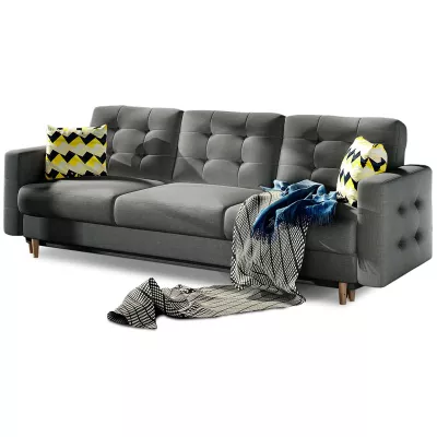 Dreisitzer-Sofa SASHA - grau