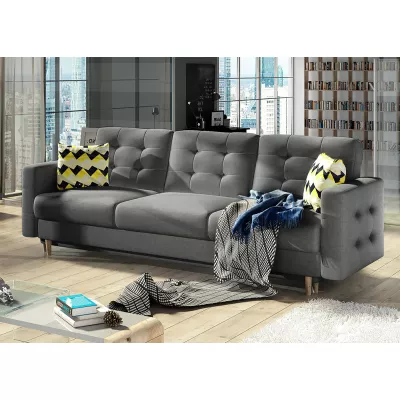 Dreisitzer-Sofa SASHA - grau