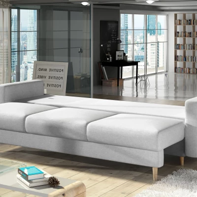 Dreisitzer-Sofa SASHA – hellgrau