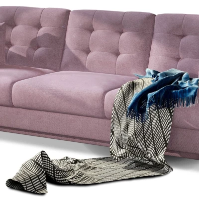 Dreisitzer-Sofa SASHA – Hellrosa