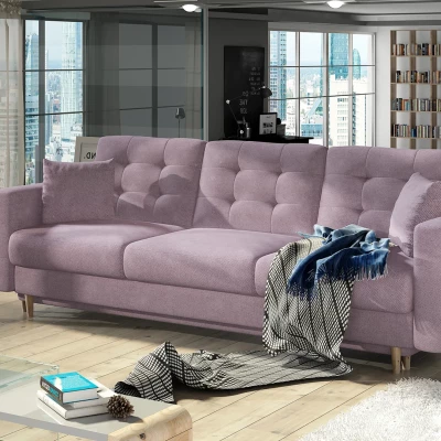 Dreisitzer-Sofa SASHA – Hellrosa