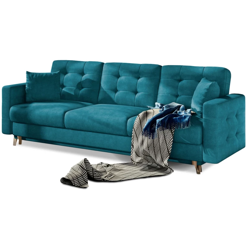 Dreisitzer-Sofa SASHA - Türkis