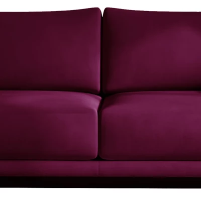 Elegantes Dreisitzer-Sofa AVENIA – rot