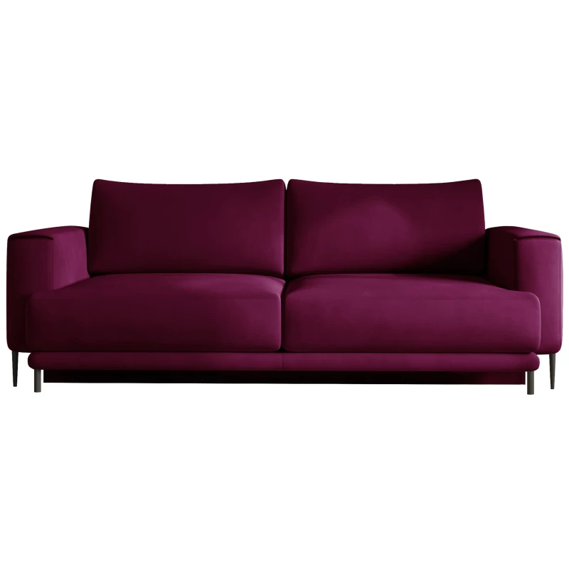 Elegantes Dreisitzer-Sofa AVENIA – rot