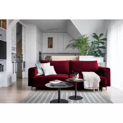 Elegantes Dreisitzer-Sofa AVENIA – rot