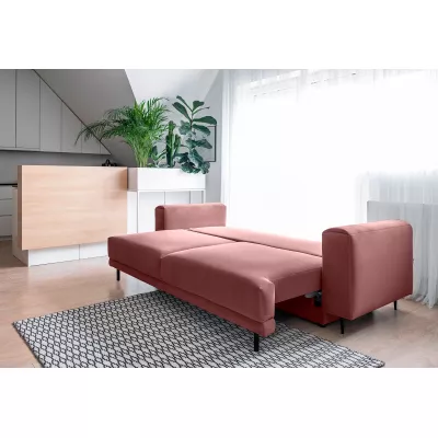 Elegantes Dreisitzer-Sofa AVENIA – rosa