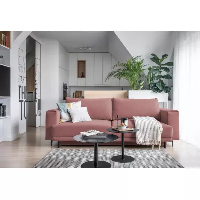 Elegantes Dreisitzer-Sofa AVENIA – rosa