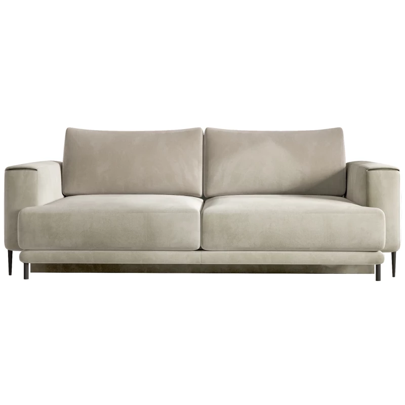 Elegantes Dreisitzer-Sofa AVENIA – hellbeige