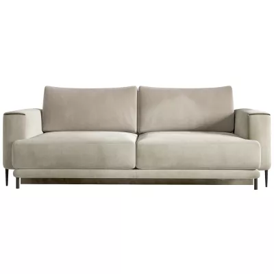 Elegantes Dreisitzer-Sofa AVENIA – hellbeige