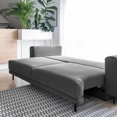 Elegantes Dreisitzer-Sofa AVENIA – Dunkelgrau