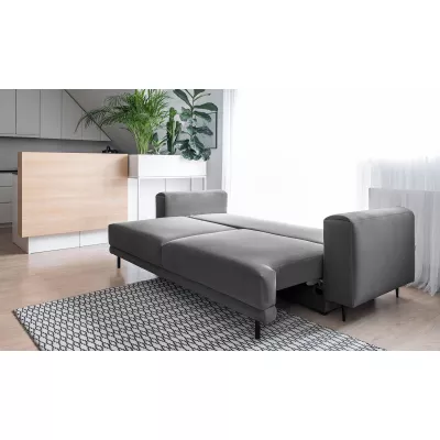 Elegantes Dreisitzer-Sofa AVENIA – Dunkelgrau