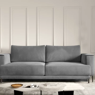 Elegantes Dreisitzer-Sofa AVENIA – Dunkelgrau