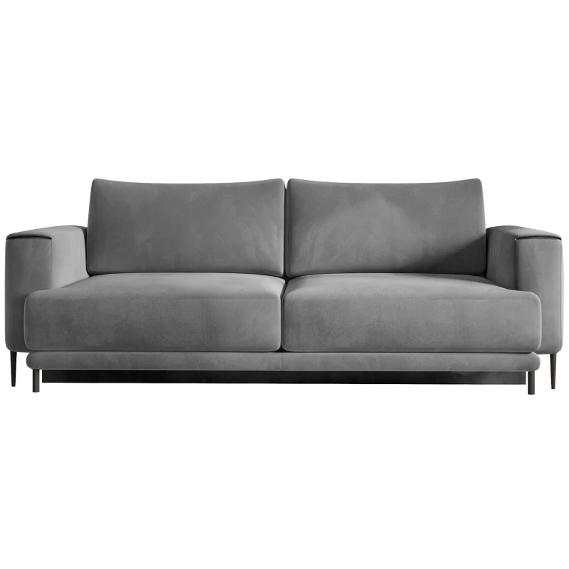 Elegantes Dreisitzer-Sofa AVENIA – Dunkelgrau