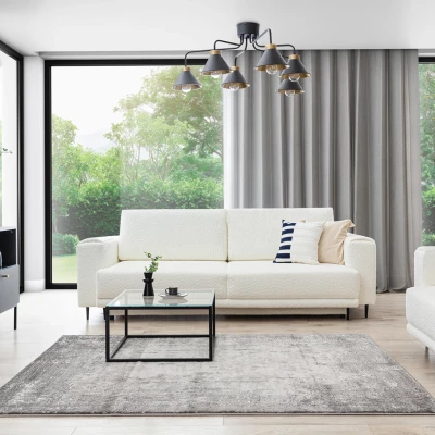 Elegantes Dreisitzer-Sofa AVENIA – weiß