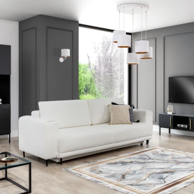 Elegantes Dreisitzer-Sofa AVENIA – weiß