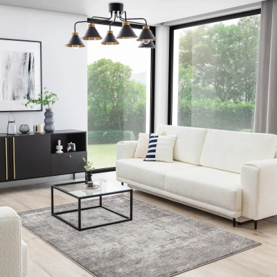 Elegantes Dreisitzer-Sofa AVENIA – weiß
