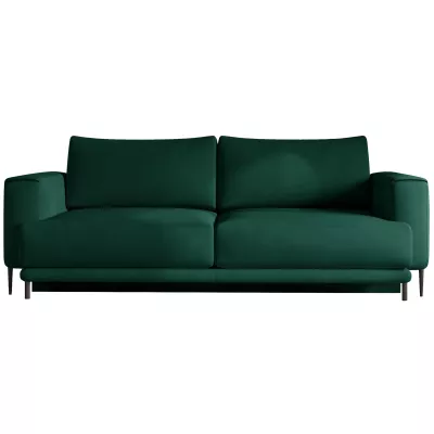 Elegantes Dreisitzer-Sofa AVENIA – Dunkelgrün