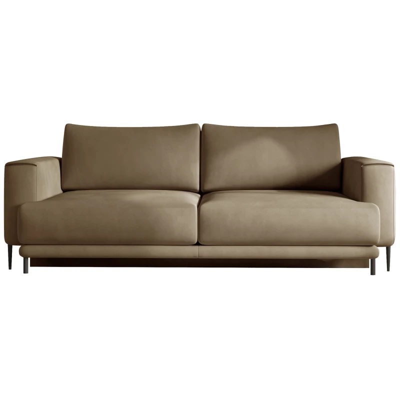 Elegantes Dreisitzer-Sofa AVENIA – Dunkelbeige