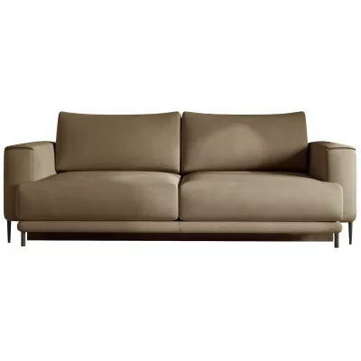 Elegantes Dreisitzer-Sofa AVENIA – Dunkelbeige