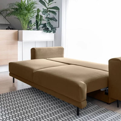 Elegantes Dreisitzer-Sofa AVENIA – Dunkelbeige