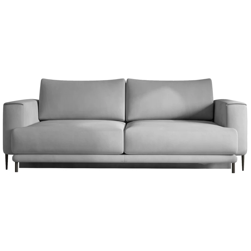 Elegantes Dreisitzer-Sofa AVENIA – hellgrau
