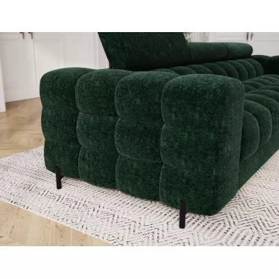 Geräumiges Schlafsofa ILARA – Dunkelgrün