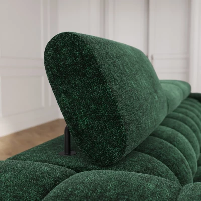 Geräumiges Schlafsofa ILARA – Dunkelgrün