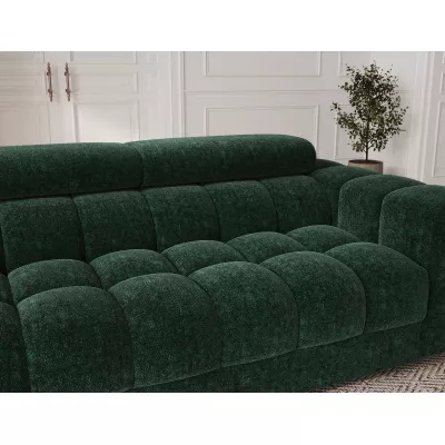 Geräumiges Schlafsofa ILARA – Dunkelgrün