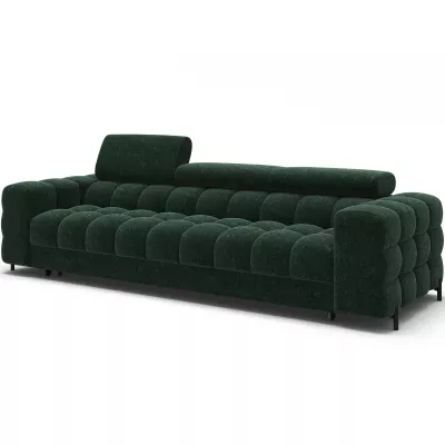 Geräumiges Schlafsofa ILARA – Dunkelgrün