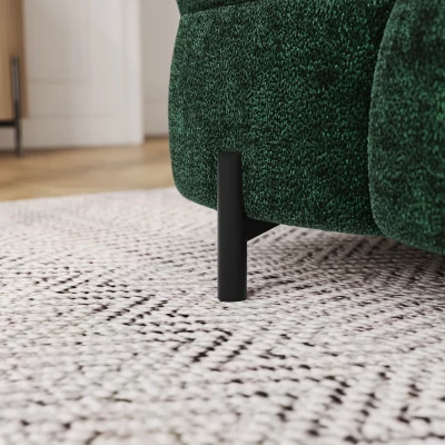 Geräumiges Schlafsofa ILARA – Dunkelgrün