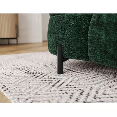 Geräumiges Schlafsofa ILARA – Dunkelgrün