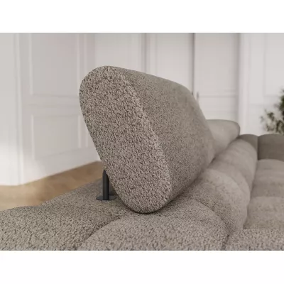 Geräumiges Schlafsofa ILARA – Dunkelbeige